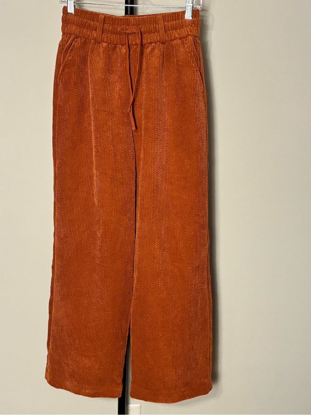 BDG Corduroy Drawstring Pants in Burnt Orange Size Small - Picture 3 of 9